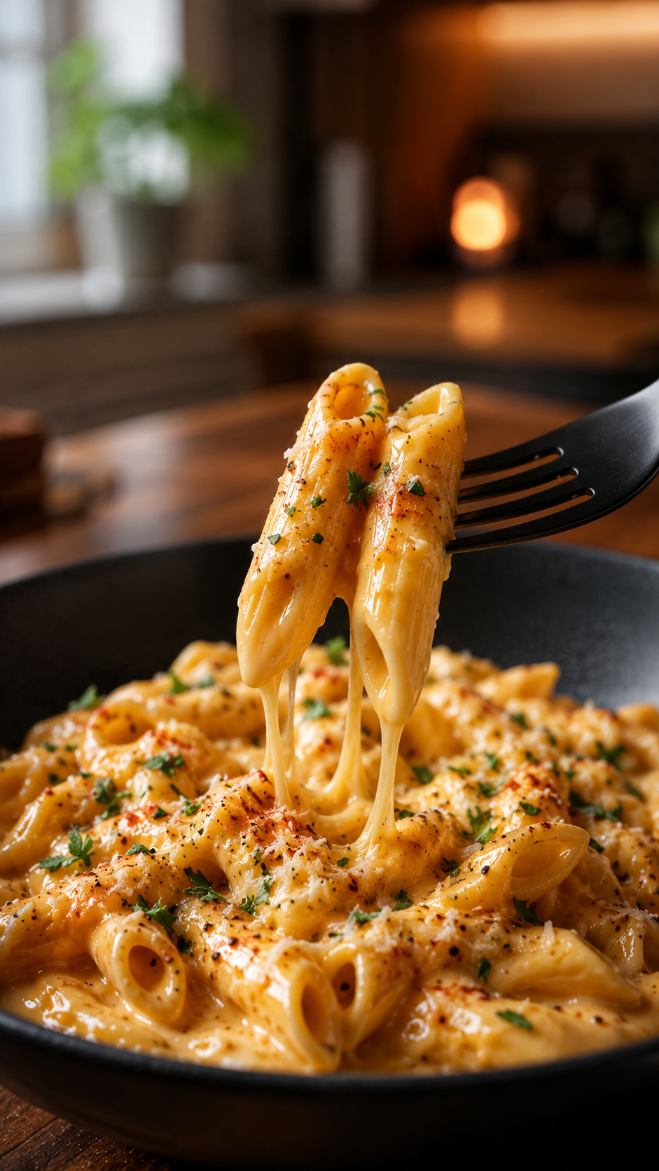 10 Dakikada Peynirli Kremalı Makarna 🧀🍝